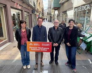 El grup municipal d’ERC - 100xcent Vilafranca ha presentat en roda de premsa un conjunt de propostes. Eix
