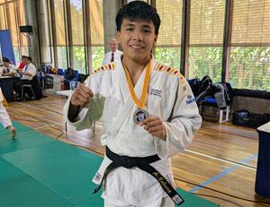 El judoka Aaron Cabrera, representant de l'Escola de Judo Vilafranca-Vilanova. Eix
