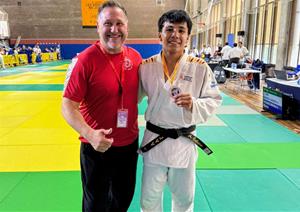 El judoka Aaron Cabrera, representant de l'Escola de Judo Vilafranca-Vilanova