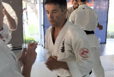 El karateka ribetà Oskar Huerta. Eix