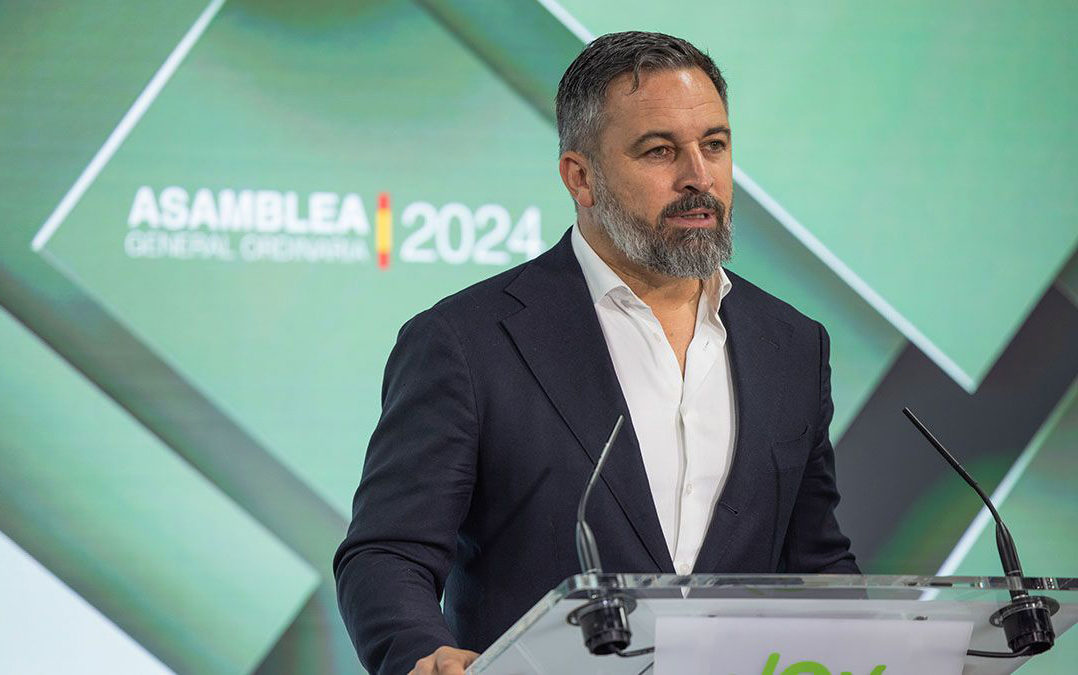 El líder de Vox, Santiago Abascal, en una fotografia d'arxiu . ACN