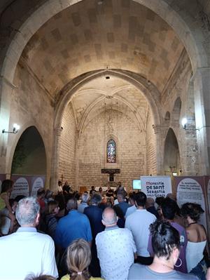 El Monestir de Sant Sebastià dels Gorgs inaugura l'exposició 