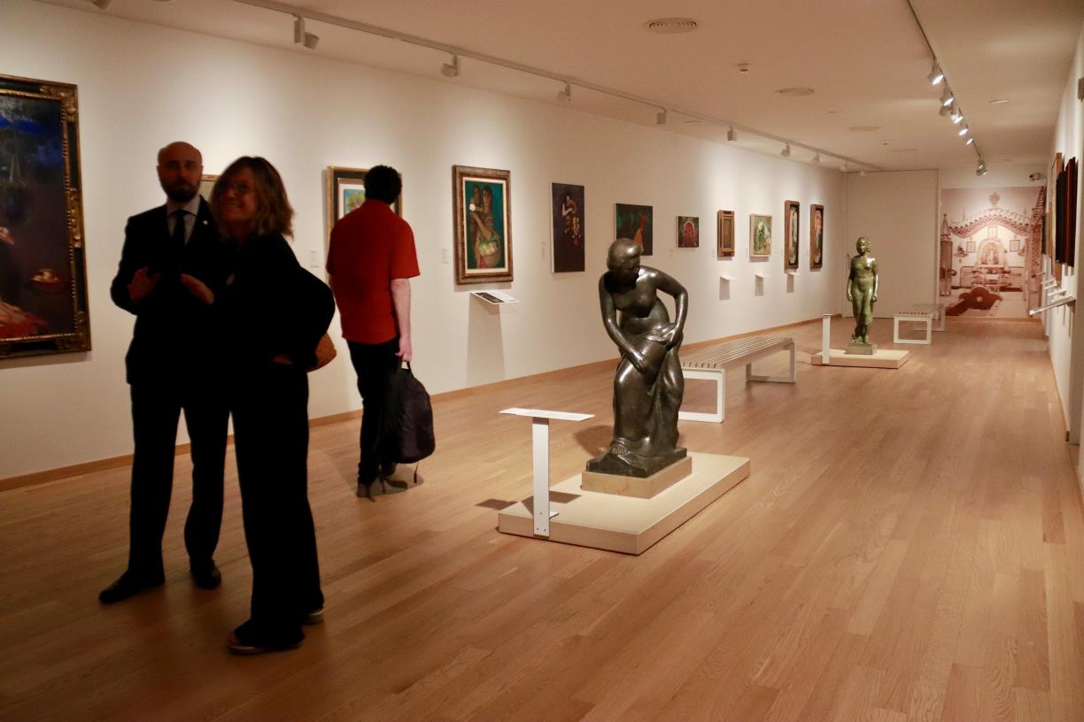 El Museu Maricel recupera temporalment artistes del fons originari impulsat pel col·leccionista Charles Deering. ACN