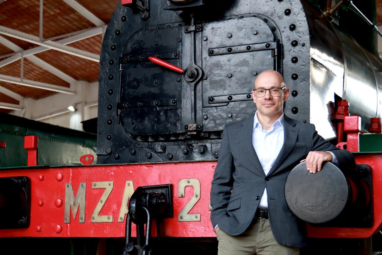 El nou director del Museu del Ferrocarril de Catalunya, Luis Ubalde. ACN