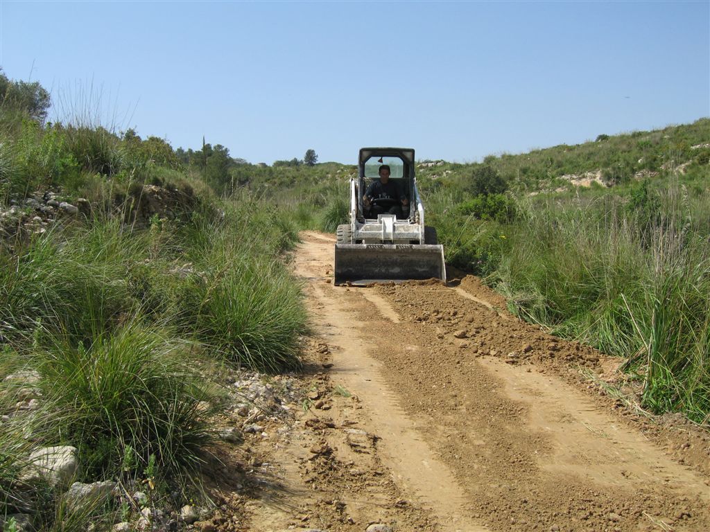 El Parc d’Olèrdola recupera quatre quilòmetres de camins afectats pels aiguats de gener. Diputació de Barcelona
