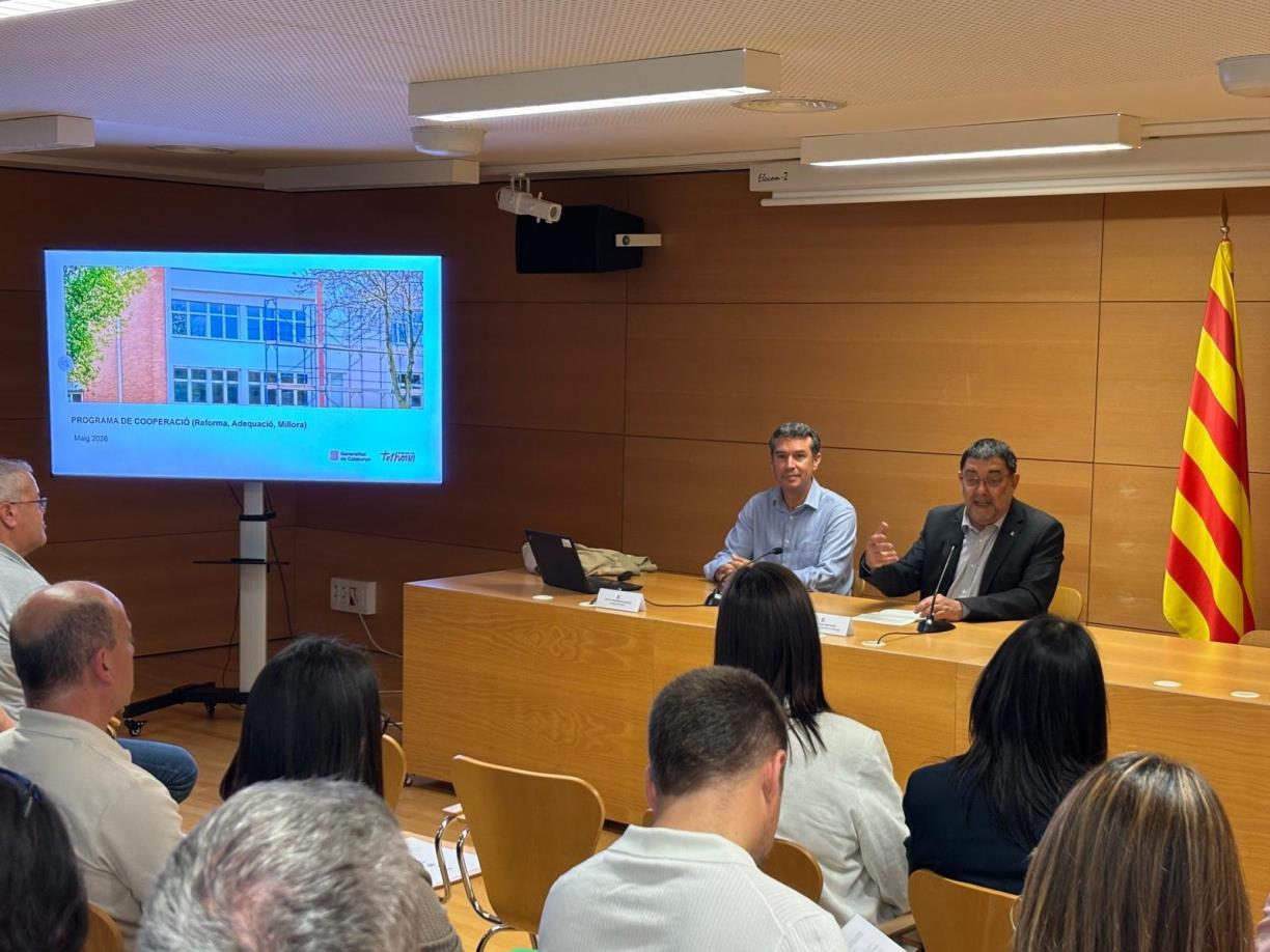 El Penedès acull la presentació del nou programa de millora de les escoles impulsat pel Govern. Generalitat de Catalunya