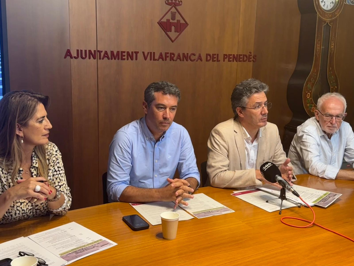 El Penedès celebra la licitació de l’estudi funcional de l’Eix Transversal Ferroviari. Ajuntament de Vilafranca