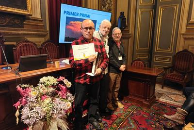 El penedesenc Xavi Navas guanya el primer premi del concurs Fotomet amb “Cumulonimbus encès”. Xavi Navas