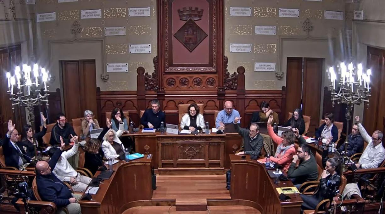 El Ple desestima el pressupost presentat pel govern municipal. Ajt. de Sitges