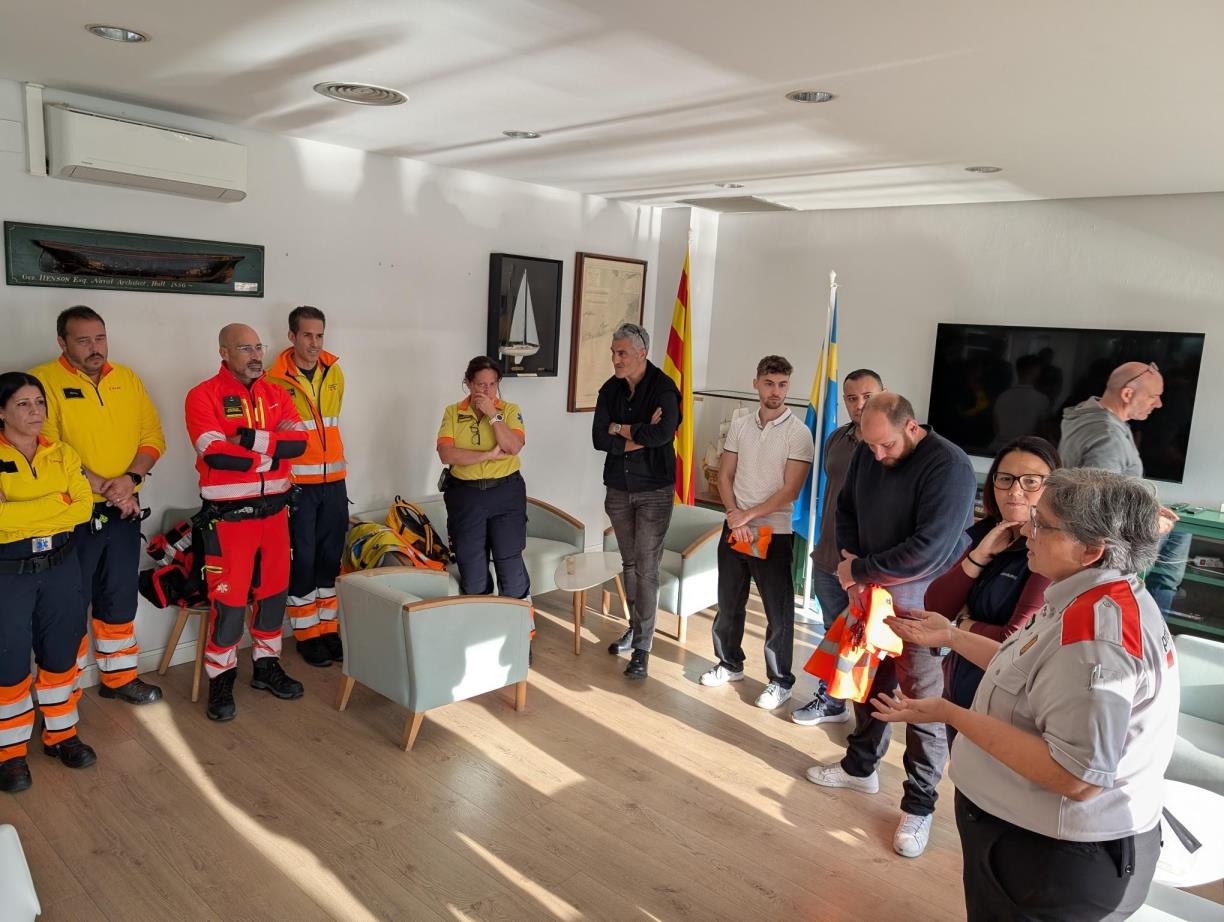El Port del Garraf posa a prova el seu pla d’autoprotecció amb un simulacre d’incendi i vessament de combustible. Generalitat de Catalunya