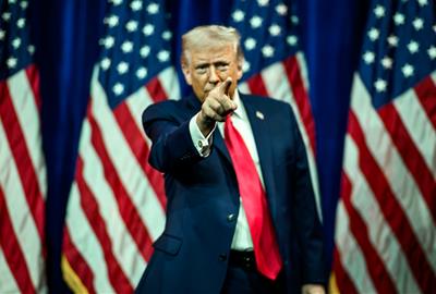 El president dels EUA, Donald Trump, en un acte del partit republicà . ACN