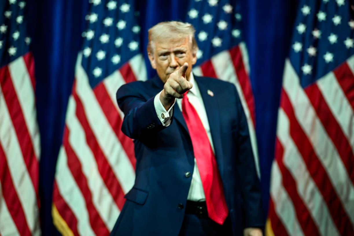 El president dels EUA, Donald Trump, en un acte del partit republicà . ACN