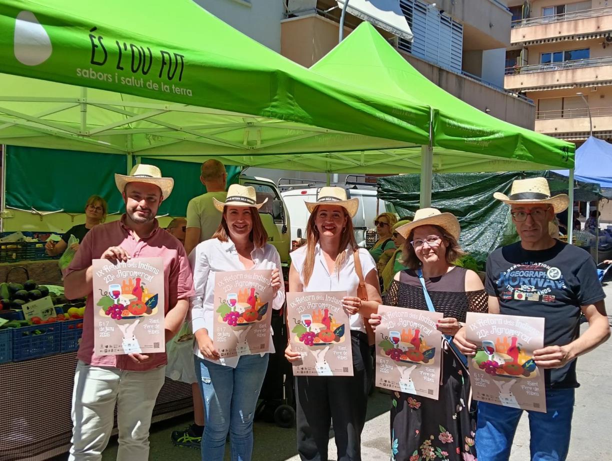 El Retorn dels Indians i l’Agromercat tornaran a omplir Ribes amb més de 50 activitats i 100 expositors. Ajt Sant Pere de Ribes