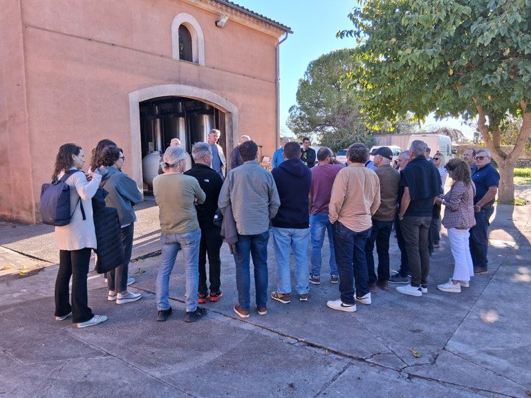 El sector vitivinícola de l’Alt Penedès viatja a Mallorca per conèixer experiències innovadores en viticultura. CC Alt Penedès