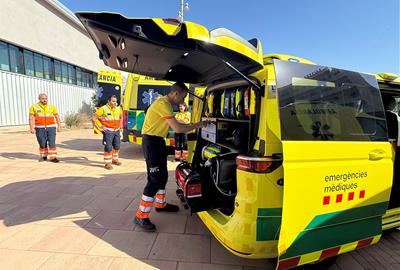 El SEM desplega 121 noves ambulàncies al Penedès amb el nou model de transport sanitari. EIX