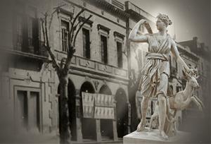 El temple de la Daina. Eix