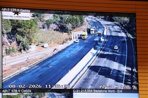 El tram tallat de l'AP-7 a Gelida es reobrirà aquest dilluns a les 3 de la matinada