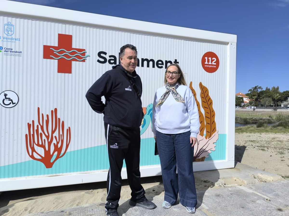 El Vendrell activa per primer cop un dispositiu de socorrisme per Setmana Santa a les platges. Ajuntament del Vendrell