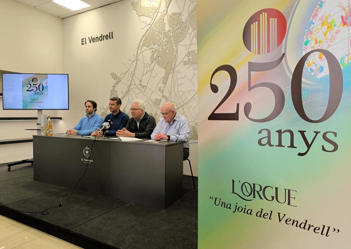 El Vendrell celebra el 250è aniversari del seu orgue amb un any d’actes culturals i musicals. EIX