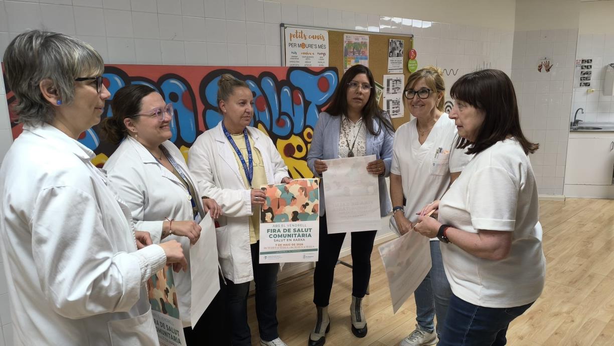 El Vendrell celebra la 5a Fira de Salut Comunitària amb el lema “Salut en xarxa”. Ajuntament del Vendrell