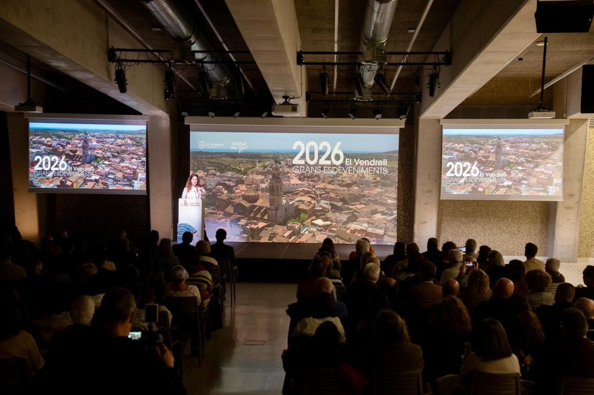 El Vendrell dona el tret de sortida a un 2026 ple de grans esdeveniments. Ajuntament del Vendrell