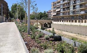 El Vendrell finalitza la primera fase de les obres de renaturalització de les rieres. Ajuntament del Vendrell