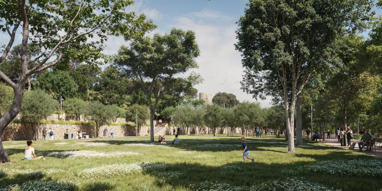 El Vendrell impulsa el futur Parc del Botafoc, un gran pulmó verd al centre de la ciutat. Ajuntament del Vendrell