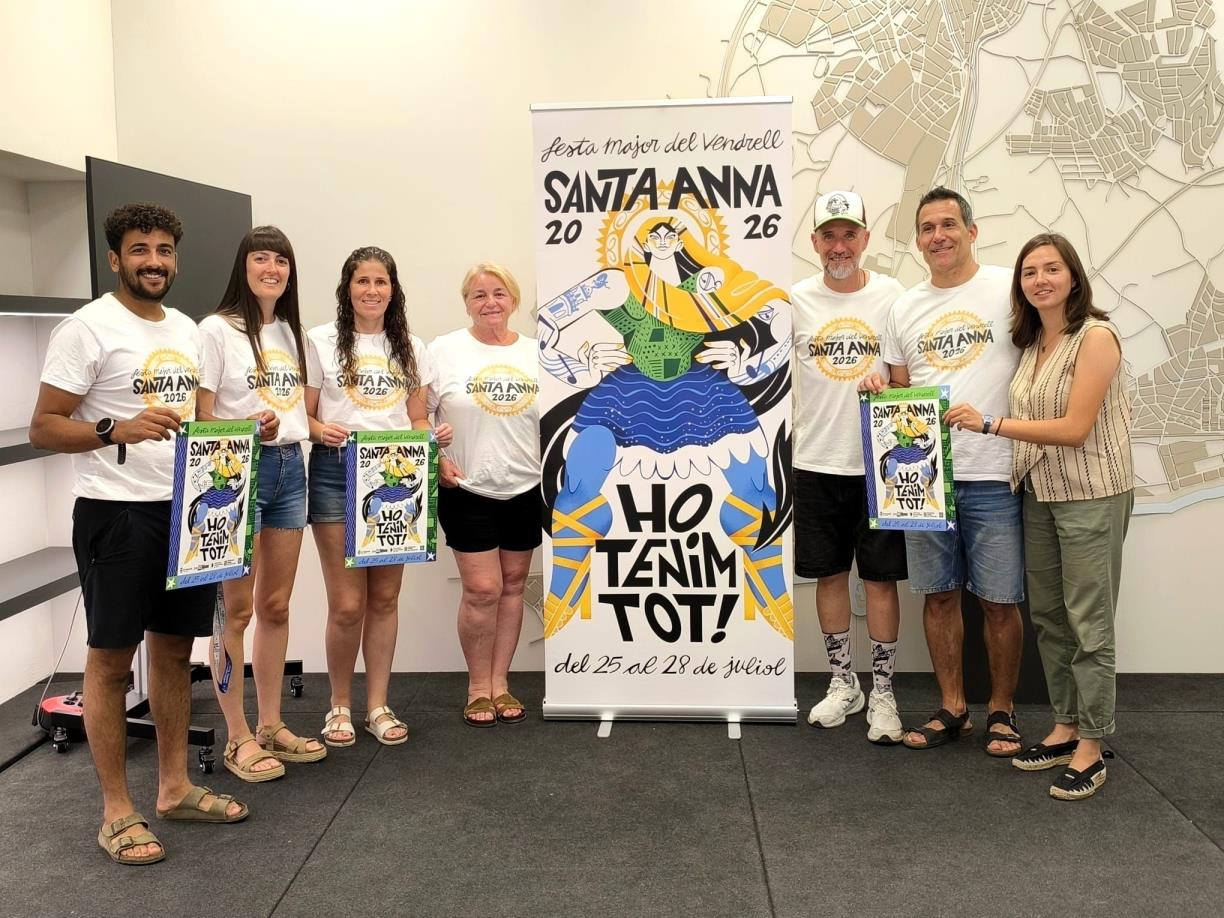 El Vendrell presenta una Festa Major que reivindica l'orgull de poble, la cultura popular i el talent local. Ajuntament del Vendrell