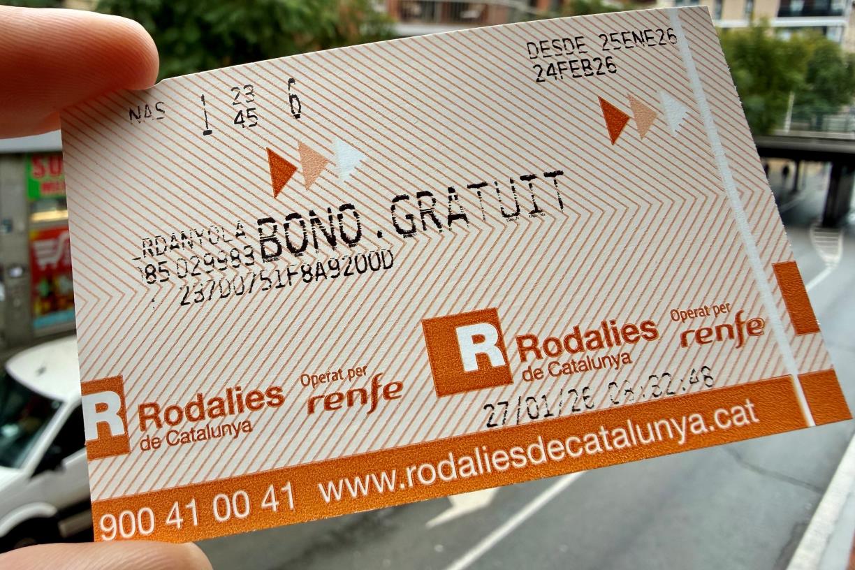 Els abonaments gratuïts de Rodalies, trens de mitjana distància i regionals allarguen la vigència fins al 30 d’abril. ACN