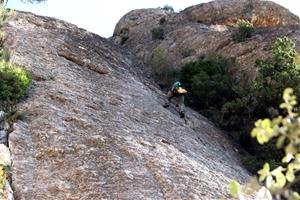 Els Agents Rurals desmunten cinc vies d'escalada a Montserrat després de l'accident mortal 