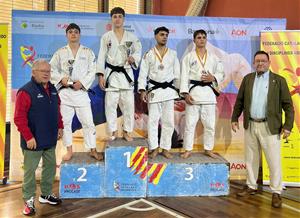 Els alumnes de l’Escola de Judo Vilafranca-Vilanova a Barcelona