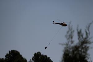 Els Bombers donen per controlat l'incendi del Pla de Manlleu. ACN