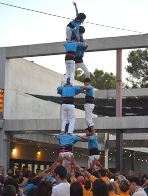 Els Castellers del Foix a Les Peces, a Albinyana