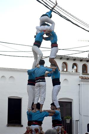 Els Castellers del Foix de Cubelles a Albinyana