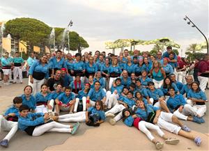 Els Castellers del Foix van participar aquest dissabte en la Diada de Festa Major de Sant Jaume de la Pineda. Eix