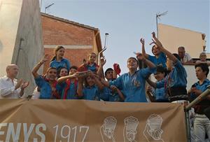 Els Castellers del Foix van ser quarts en la primera edició del Concurs de Quarts Amunt. @quartsamunt