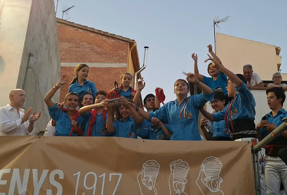 Els Castellers del Foix van ser quarts en la primera edició del Concurs de Quarts Amunt. @quartsamunt