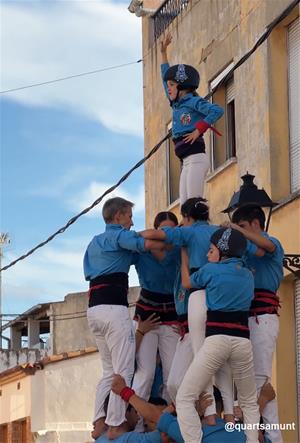 Els Castellers del Foix van ser quarts en la primera edició del Concurs de Quarts Amunt