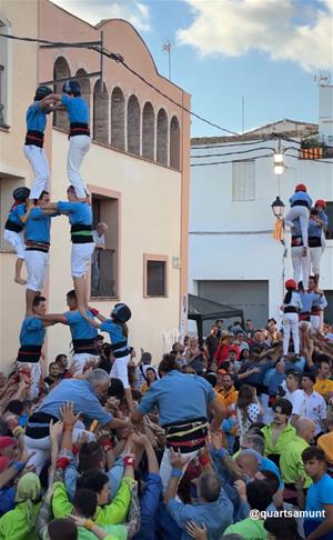 Els Castellers del Foix van ser quarts en la primera edició del Concurs de Quarts Amunt