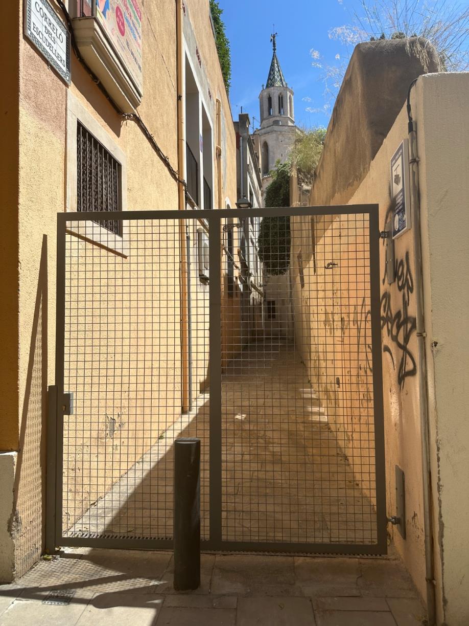 Els correlons de Santa Maria de Vilafranca es tancaran en horari nocturn a partir del 4 de maig. Ajuntament de Vilafranca