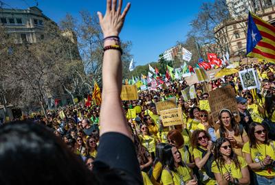 Els docents tornen a la vaga a tot Catalunya aquest dimarts en un clima molt tens amb el Govern. ACN