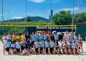 Els equips del Beach Volley Garraf. Eix