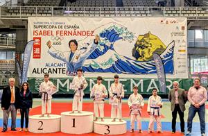 Els judoques a la Super Copa d’Espanya d’Alacant