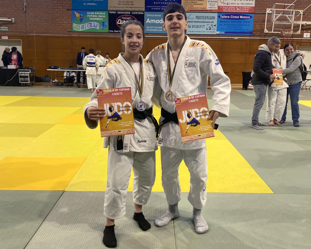 Els judoques de l'Escola de Judo Vilafranca - Vilanova. Eix