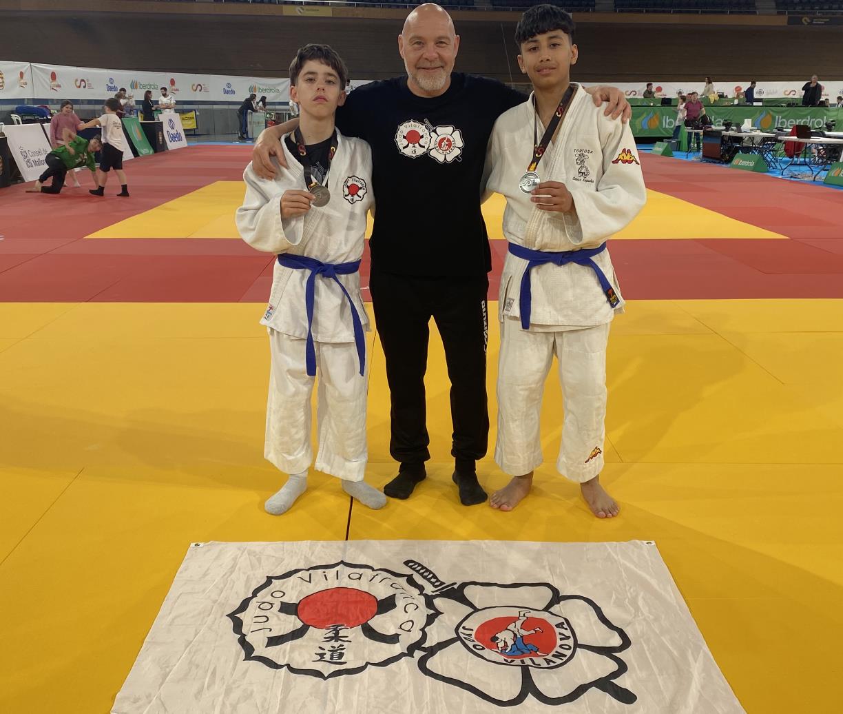 Els judoques de l'Escola de Judo Vilafranca - Vilanova. Eix
