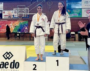 Els judoques del Vilafranca-Vilanova al Pavelló Municipal del Vendrell