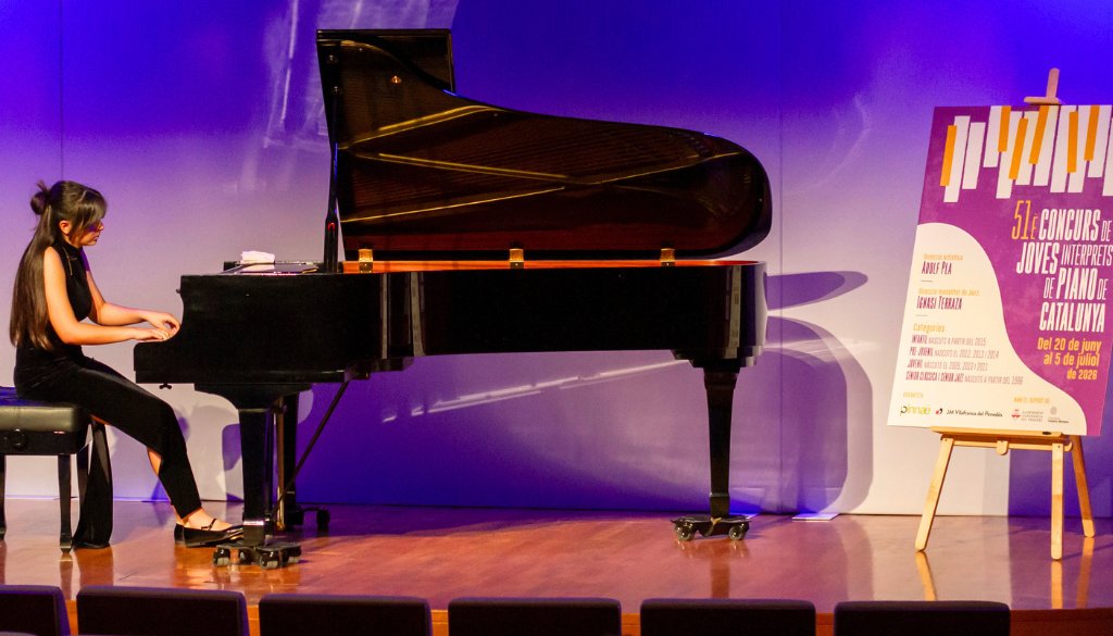 Els millors joves pianistes de Catalunya protagonitzaran la cloenda del 51è Concurs de Joves Intèrprets de Piano a Vilafranca. Fundació Pinnae