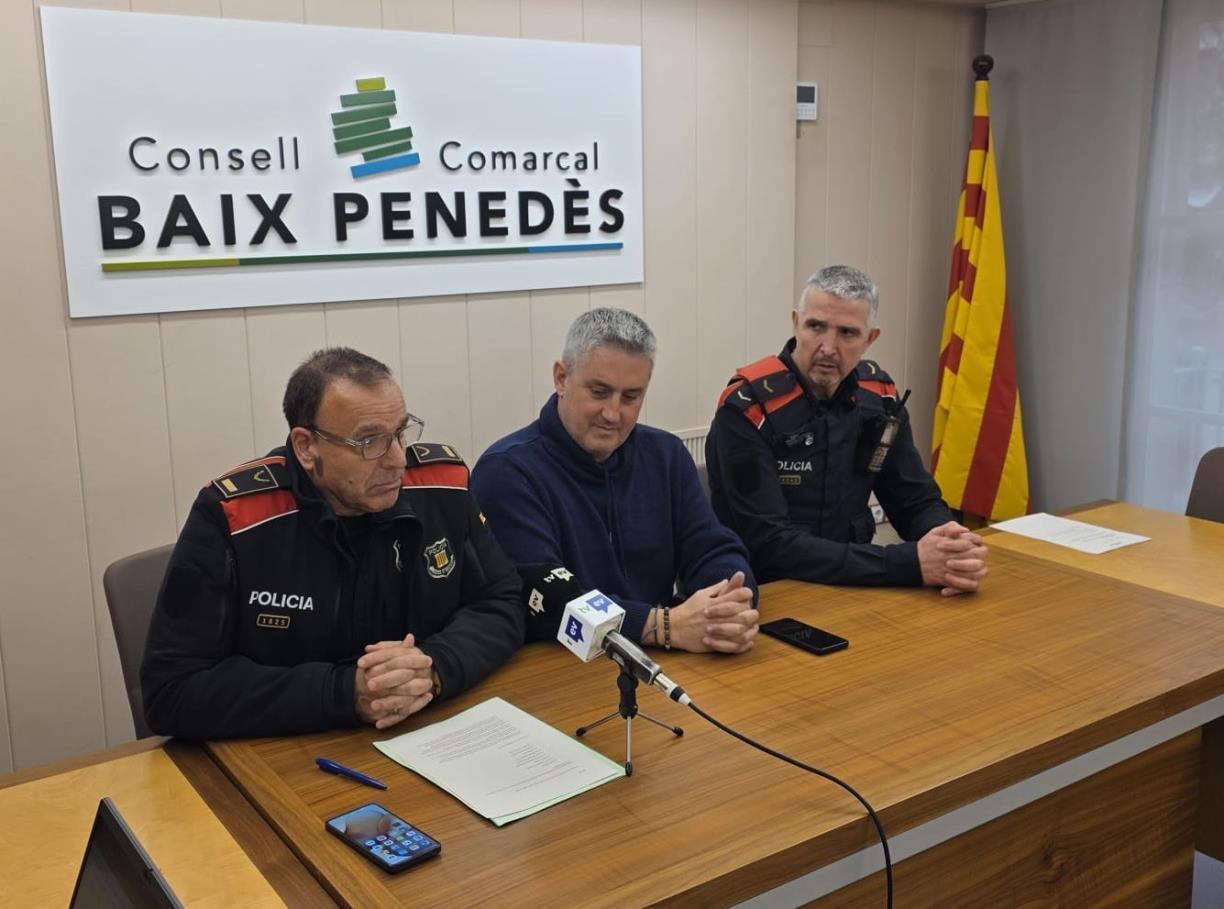 Els Mossos posen en marxa un nou servei de recollida de denúncies in situ al Baix Penedès. CC Baix Penedès