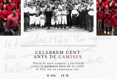 Els Nens del Vendrell recrearan la fotografia fundacional de la colla per celebrar el centenari. EIX