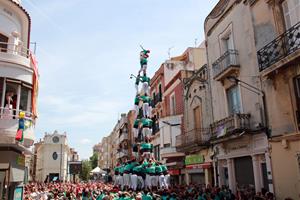 Els Verds fan el 4d9 amb agulla i el pilar de 8 en una diada de gamma extra de les colles campiones al Vendrell
